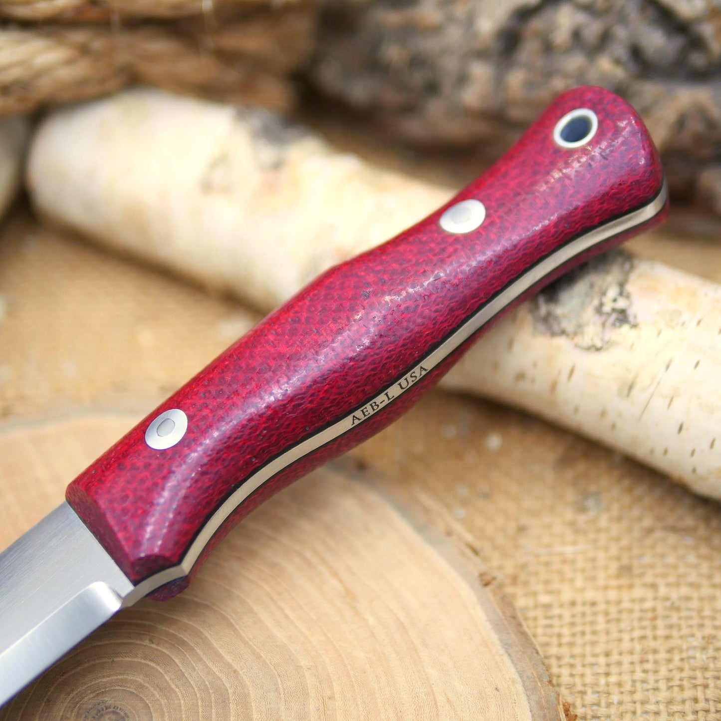 Mountaineer: Red Burlap & Black Liners