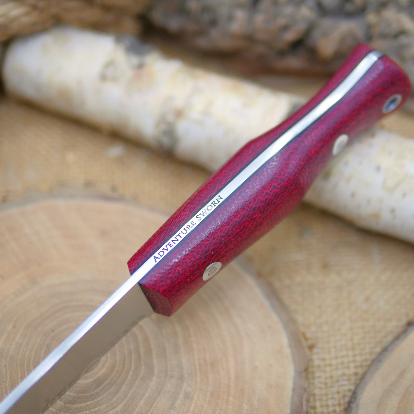 Mountaineer: Red Burlap & Black Liners