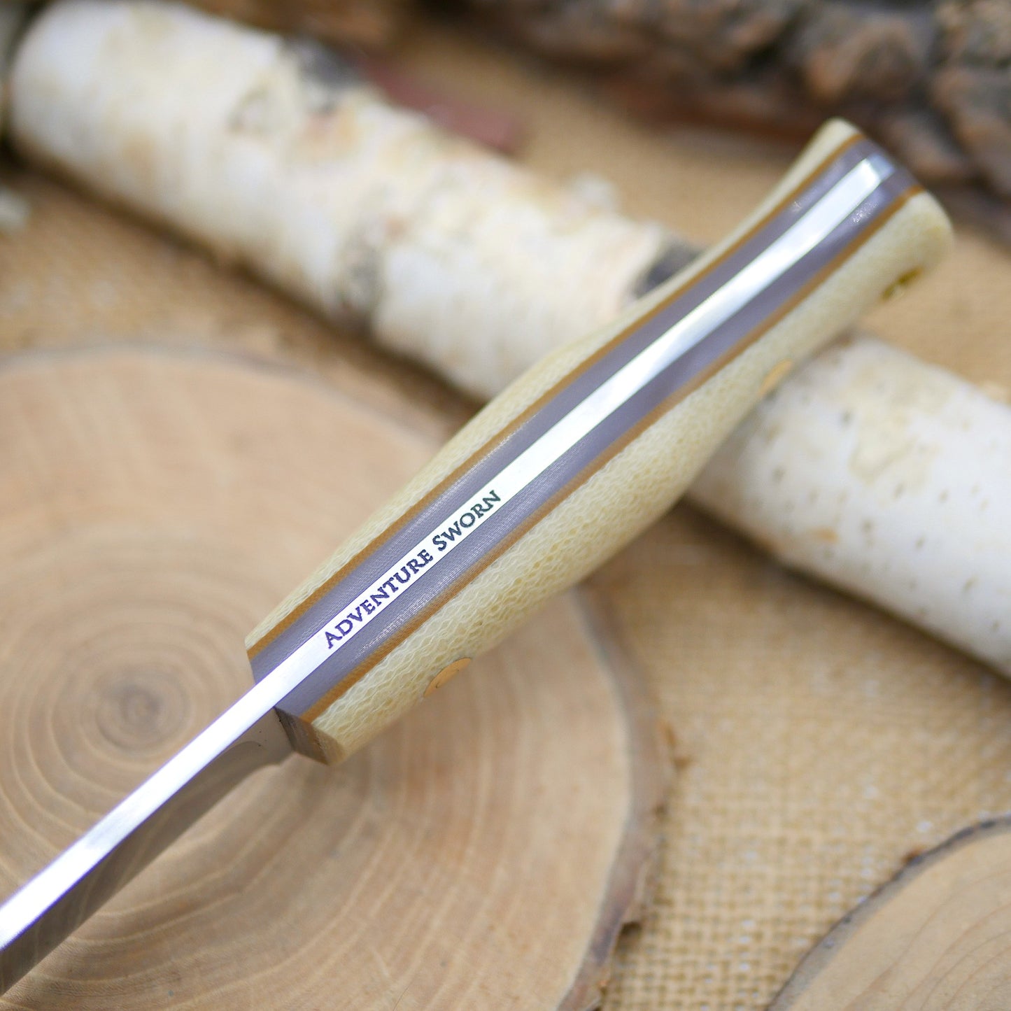 Explorer: Jute Micarta, Coyote & Earth Brown Liners