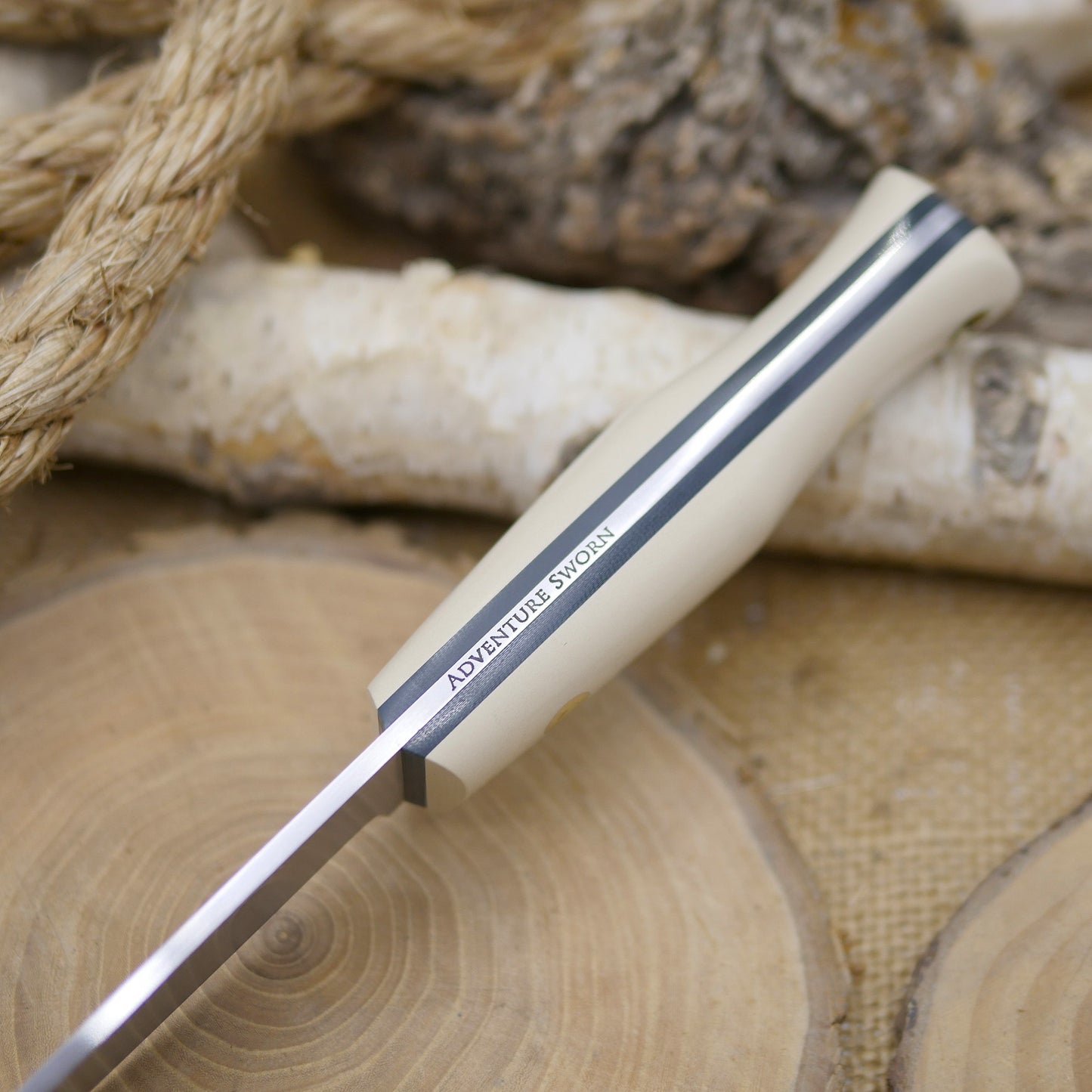 Classic: Ivory Paper Micarta & Forest Green G10