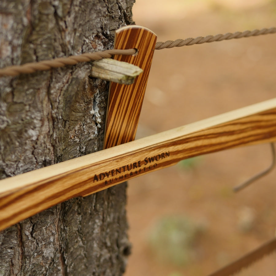 Lightweight Zebrawood & Pine Bucksaw