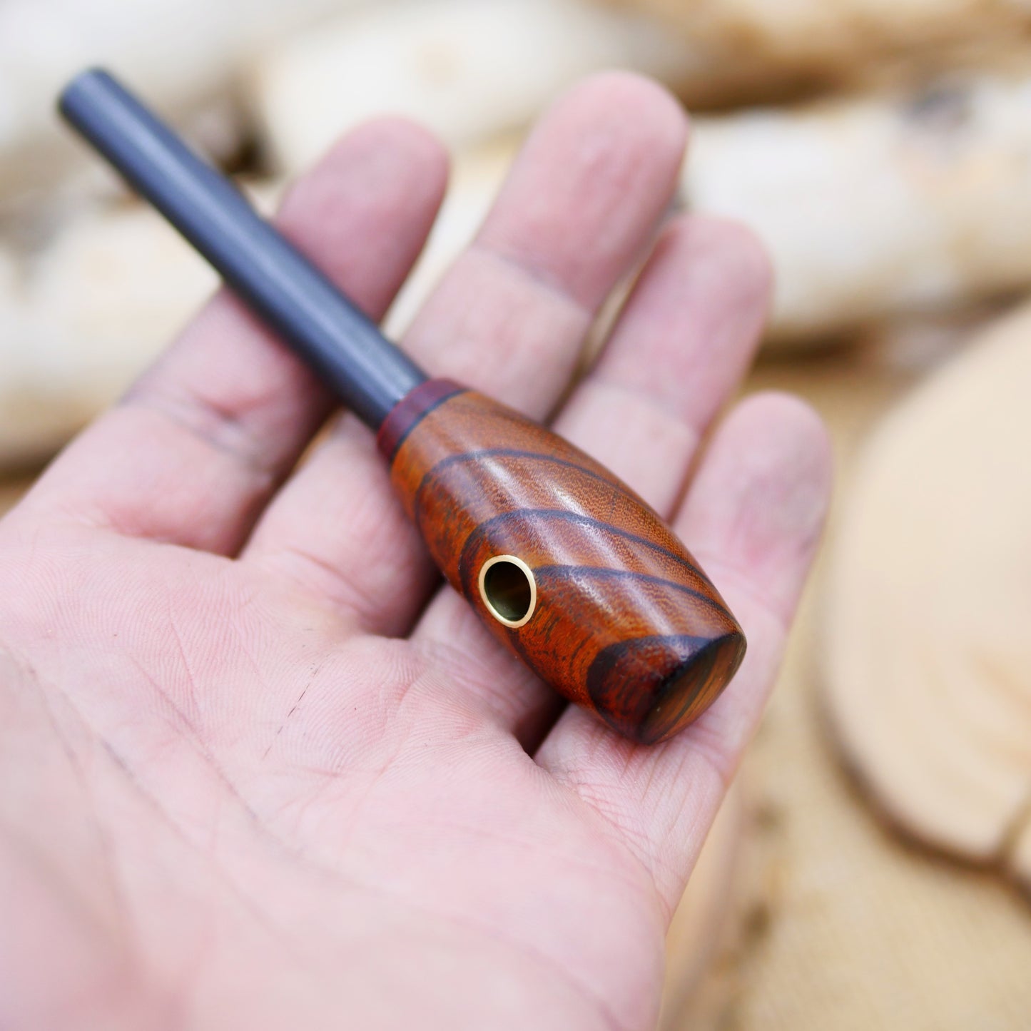 Firesteel: Osage Orange & Burgundy Liner