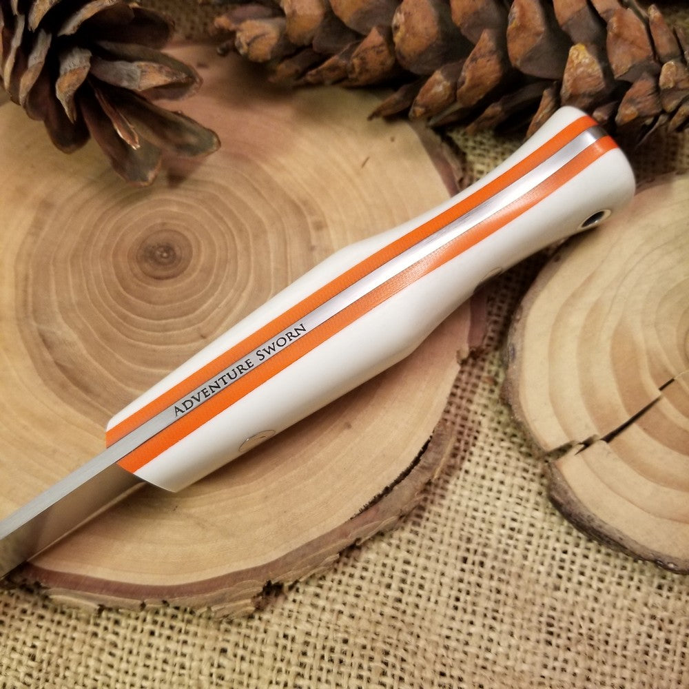 Explorer: White Linen & Orange G10