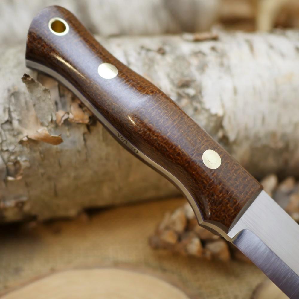 Classic: Dark Brown Burlap & Purple g10