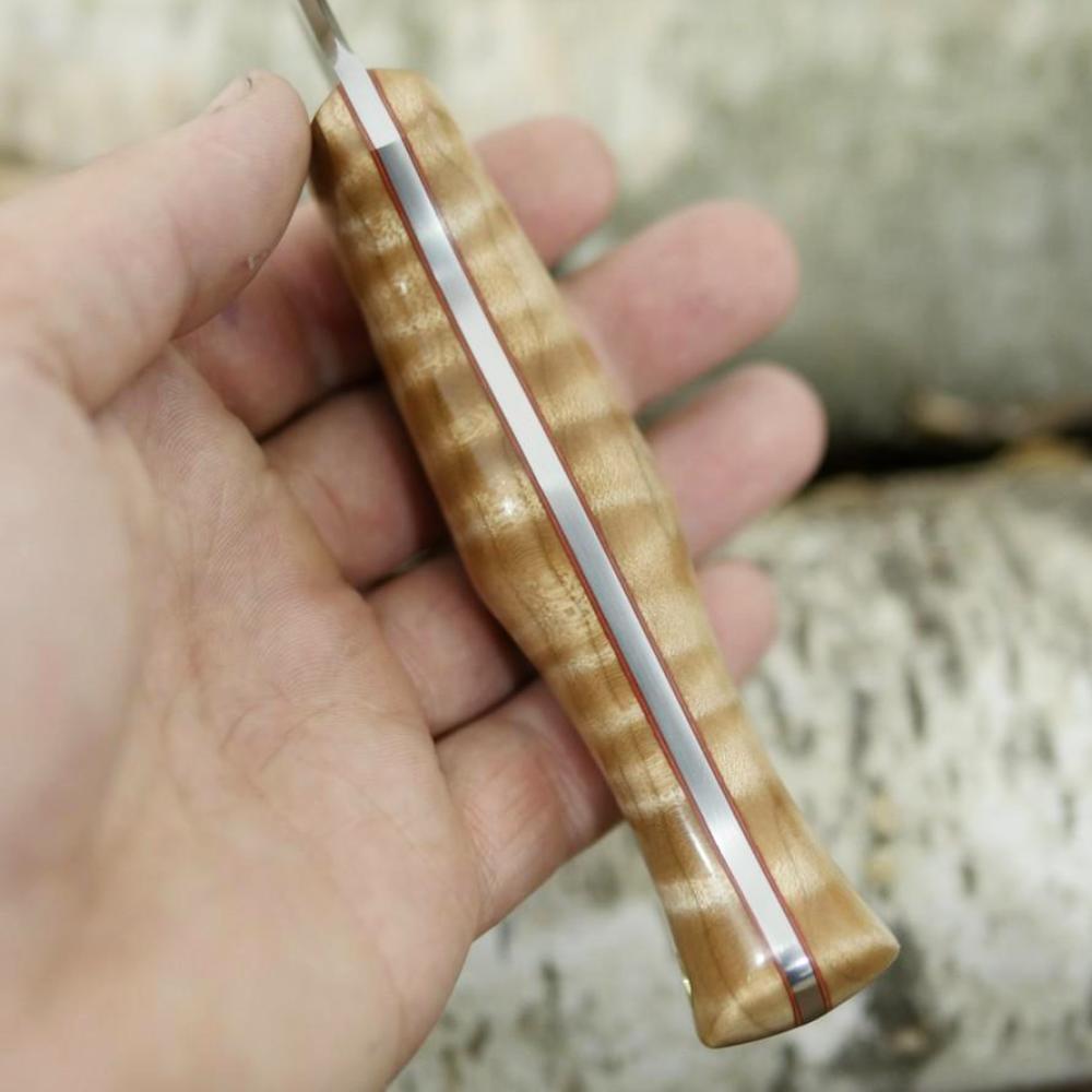 Mountaineer: Curly Maple & Cinnamon Red