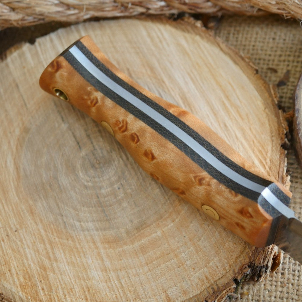Classic: Birdseye Maple & Thick Green Canvas - Adventure Sworn Bushcraft Co.