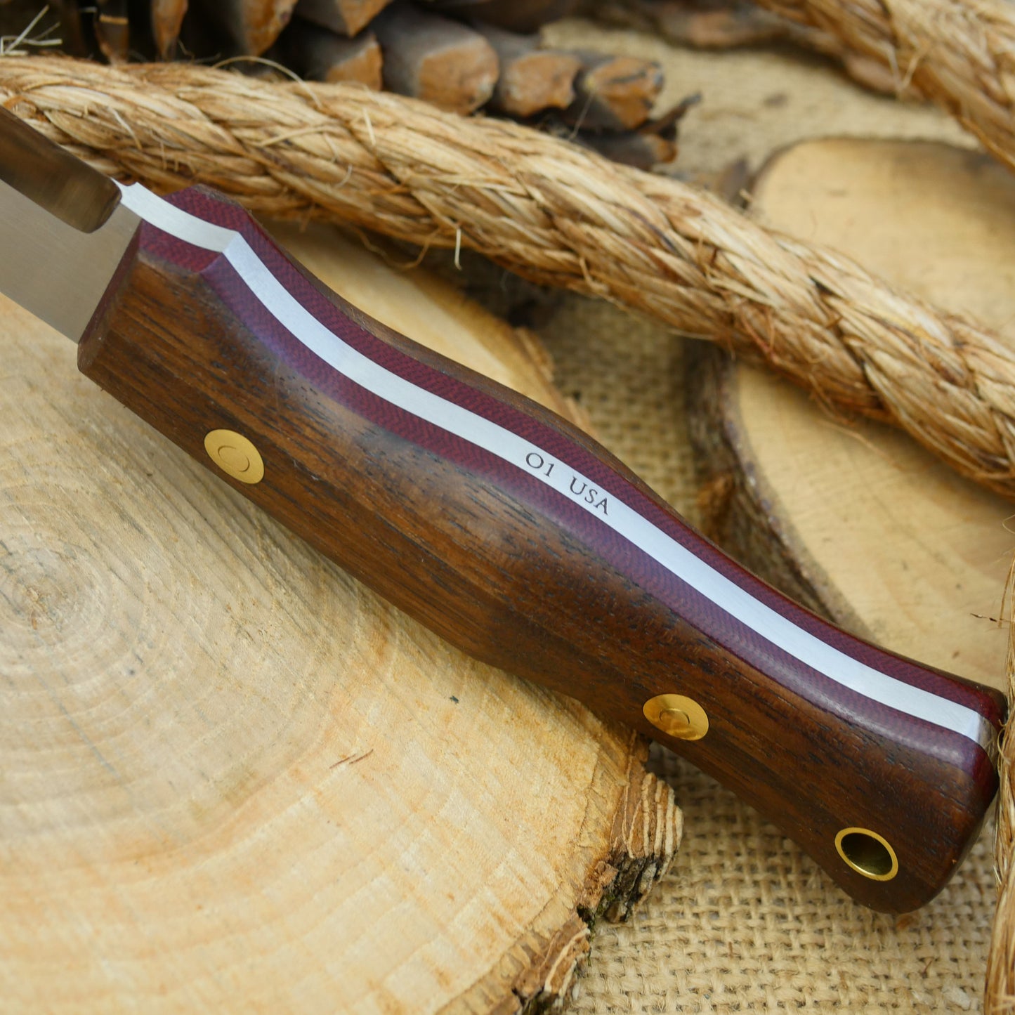 Explorer: Walnut & Maroon Canvas - Adventure Sworn Bushcraft Co.