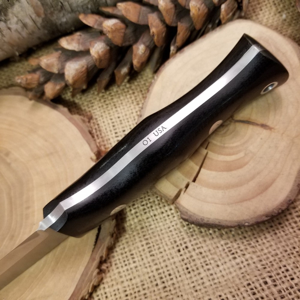 Classic 2nd: Black Canvas Micarta