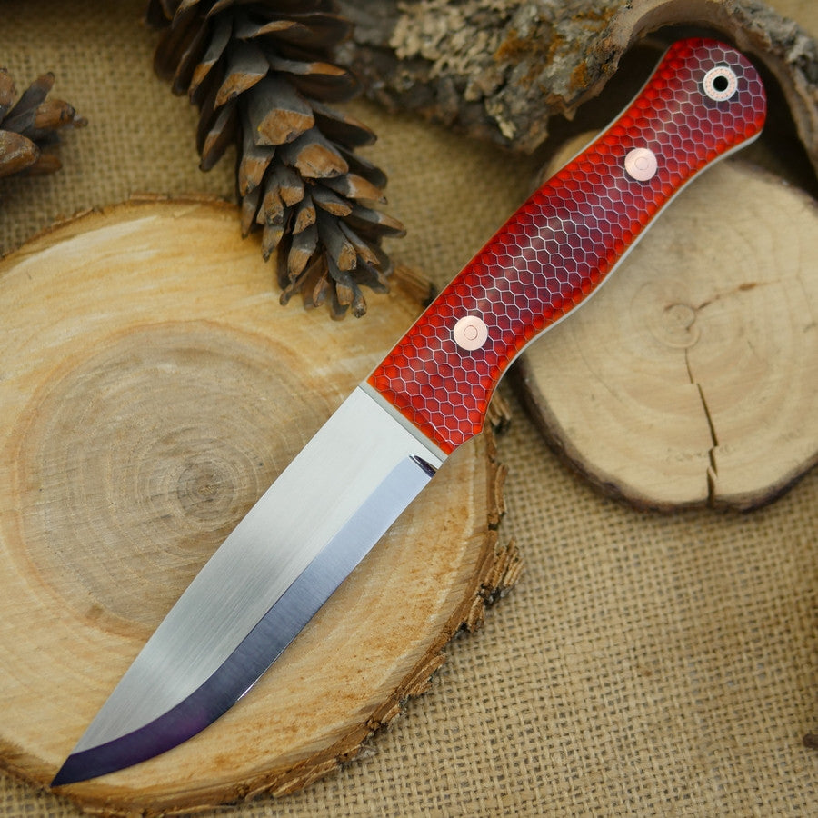 Explorer: Orange C-Tek & Ivory G10 - Adventure Sworn Bushcraft Co.