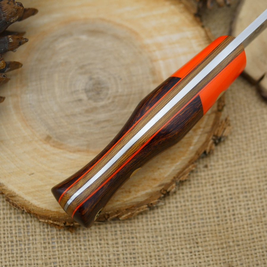 Explorer: Orange G10 & Ironwood - Adventure Sworn Bushcraft Co.