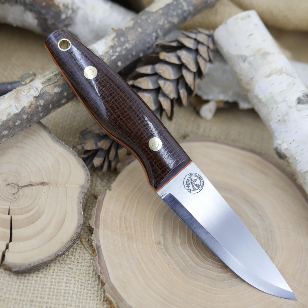 Woodsman: Brown Burlap & Orange G10