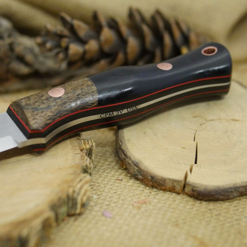 Mountaineer: Burlap & Black Canvas