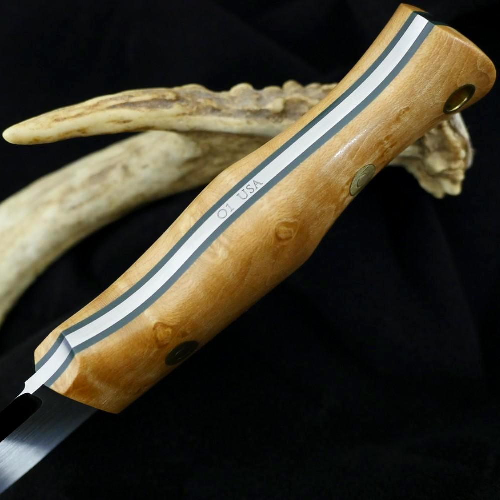 Classic: Birdseye Maple & Forest Green G10 - Adventure Sworn Bushcraft Co.