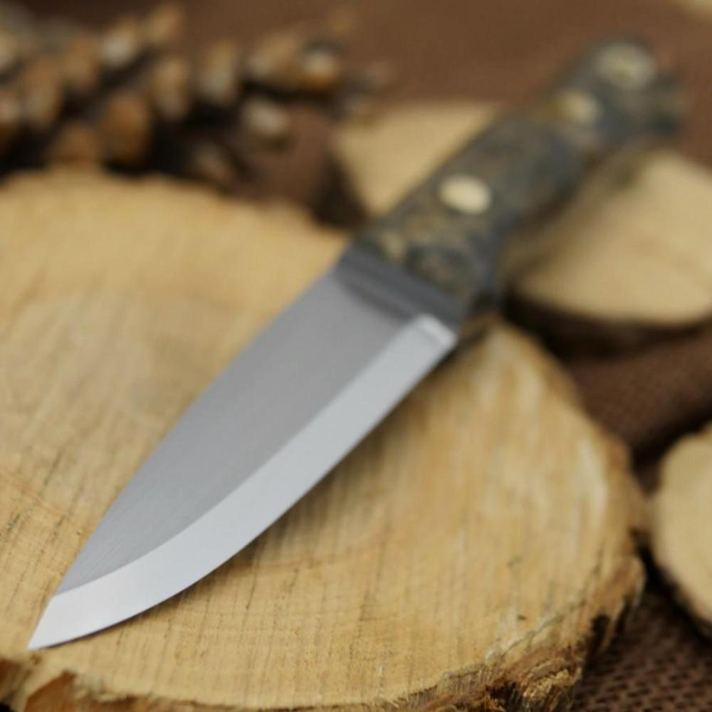 Classic: Buckeye Burl & Thick Grey - Adventure Sworn Bushcraft Co.