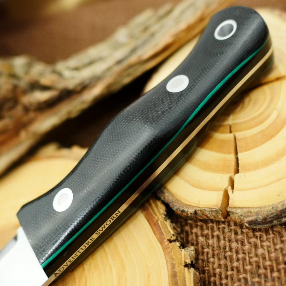 Classic: Black Canvas & Floating Kelly Green - Adventure Sworn Bushcraft Co.