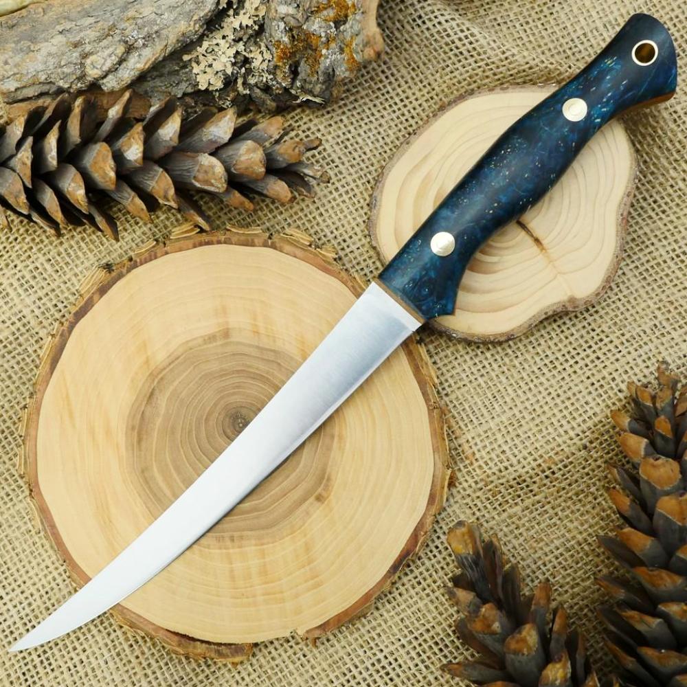 Fisherman: Blue Box Elder & Natural Canvas - Adventure Sworn Bushcraft Co.