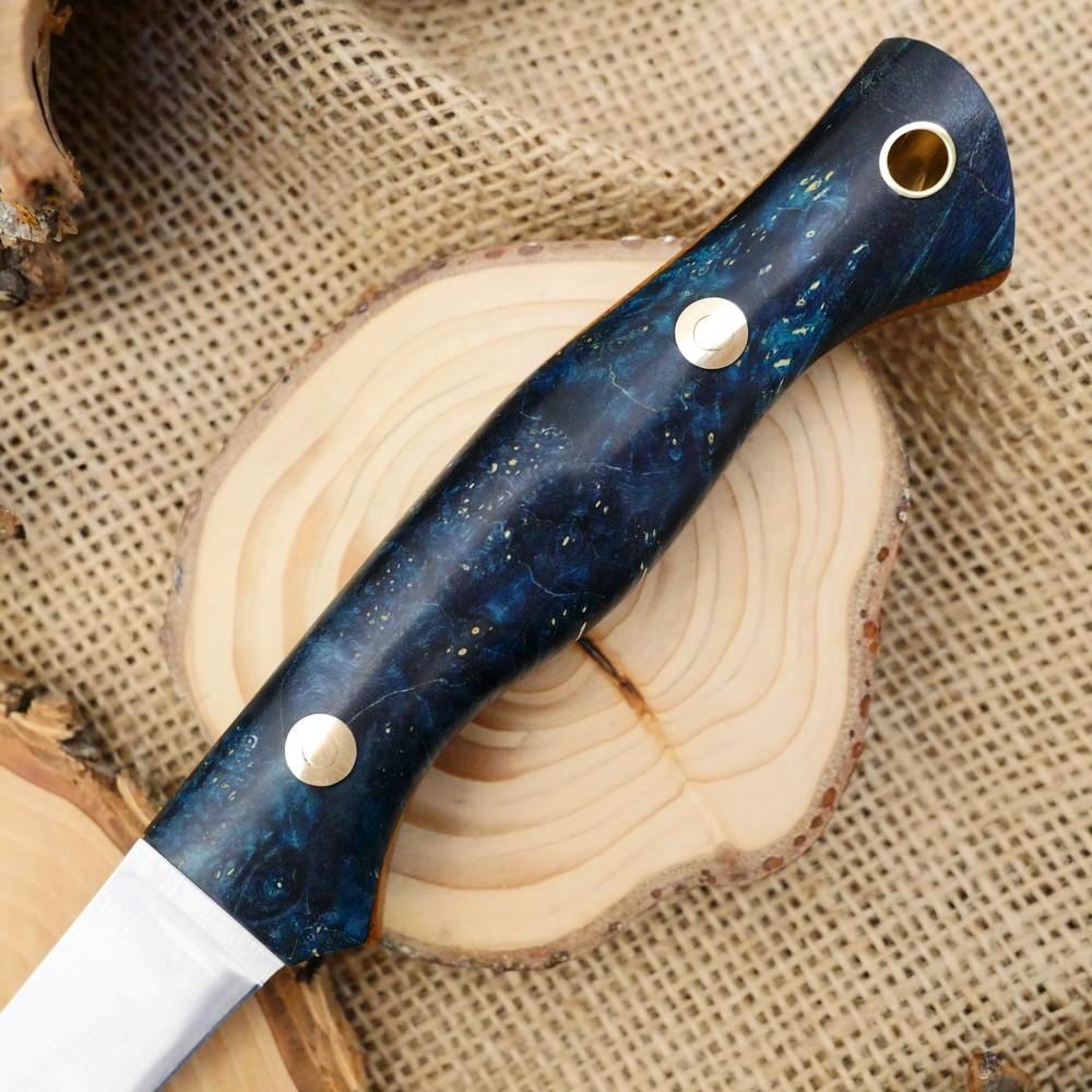 Fisherman: Blue Box Elder & Natural Canvas - Adventure Sworn Bushcraft Co.