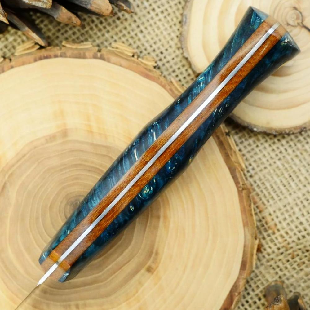 Fisherman: Blue Box Elder & Natural Canvas - Adventure Sworn Bushcraft Co.