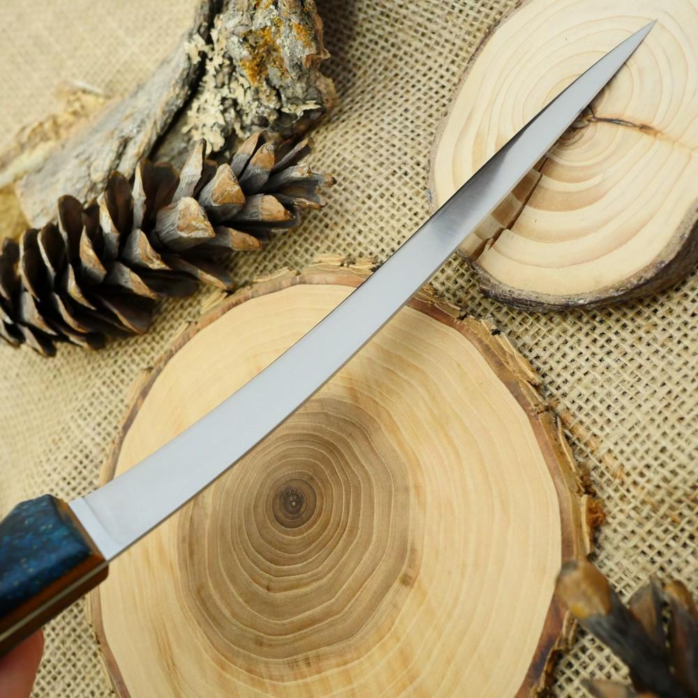 Fisherman: Blue Box Elder & Natural Canvas - Adventure Sworn Bushcraft Co.