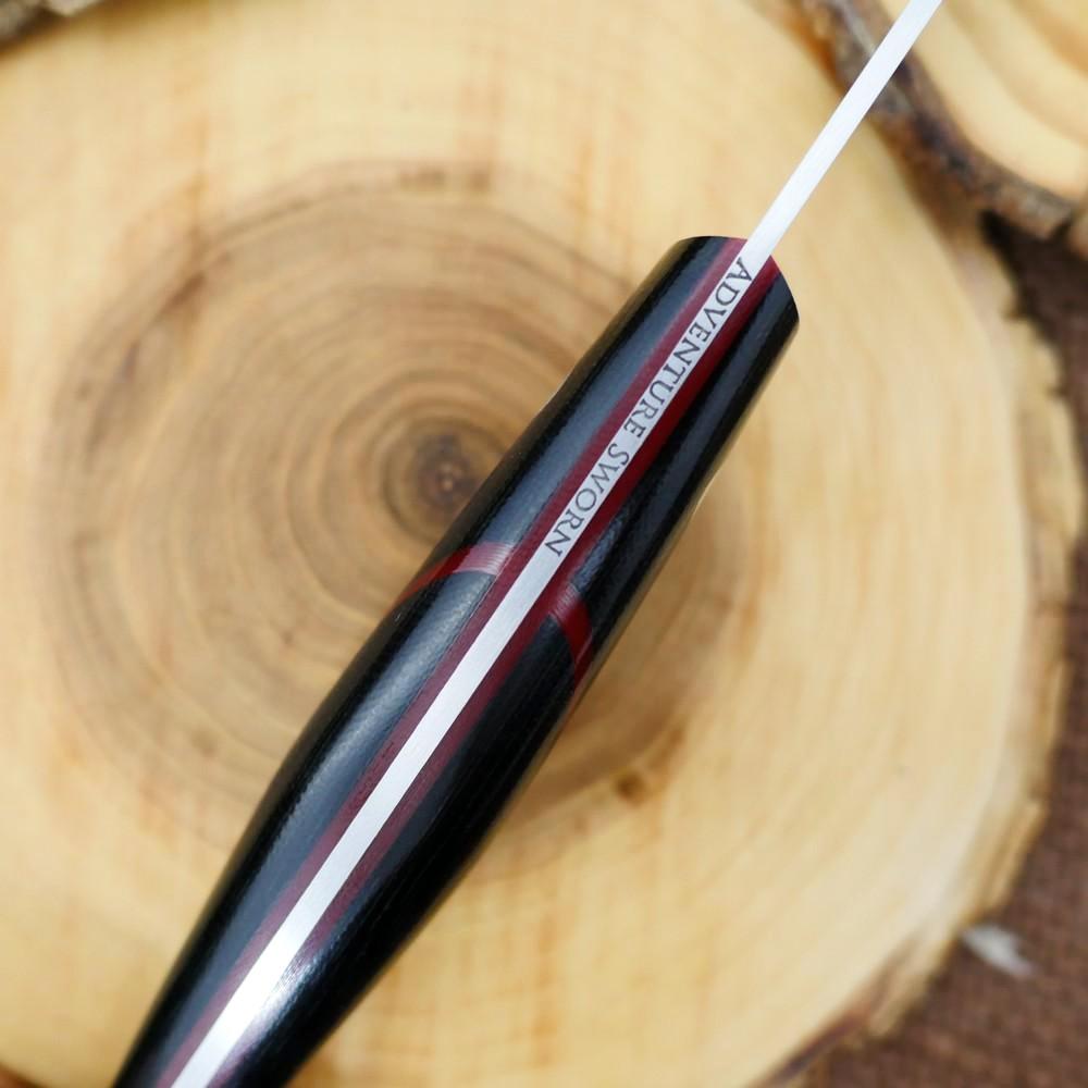 Hiker: Black Canvas & Red Linen - Adventure Sworn Bushcraft Co.