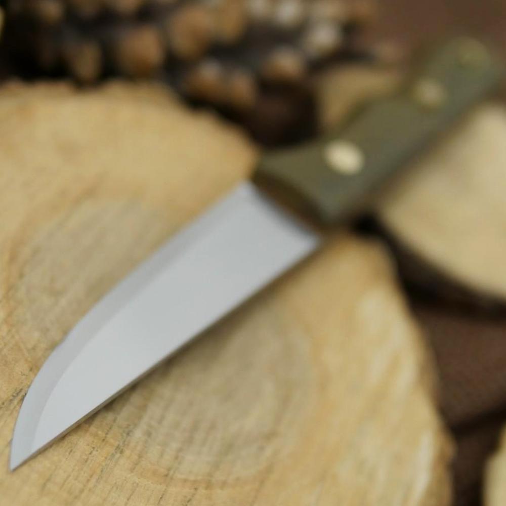 In Stock Voyageur: Green & Natural Brown Canvas & Matching Firesteel - Adventure Sworn Bushcraft Co.