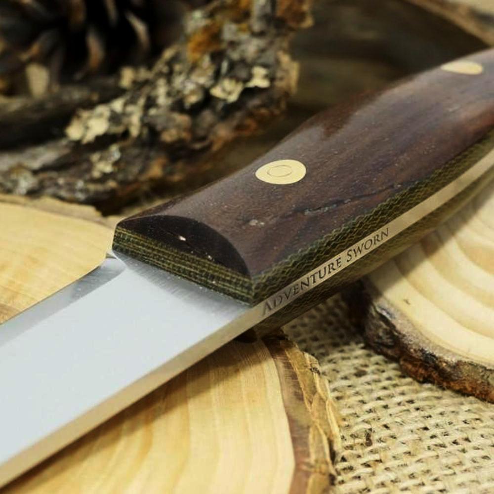 2nd: Woodsman: Walnut & Green Canvas - Adventure Sworn Bushcraft Co.