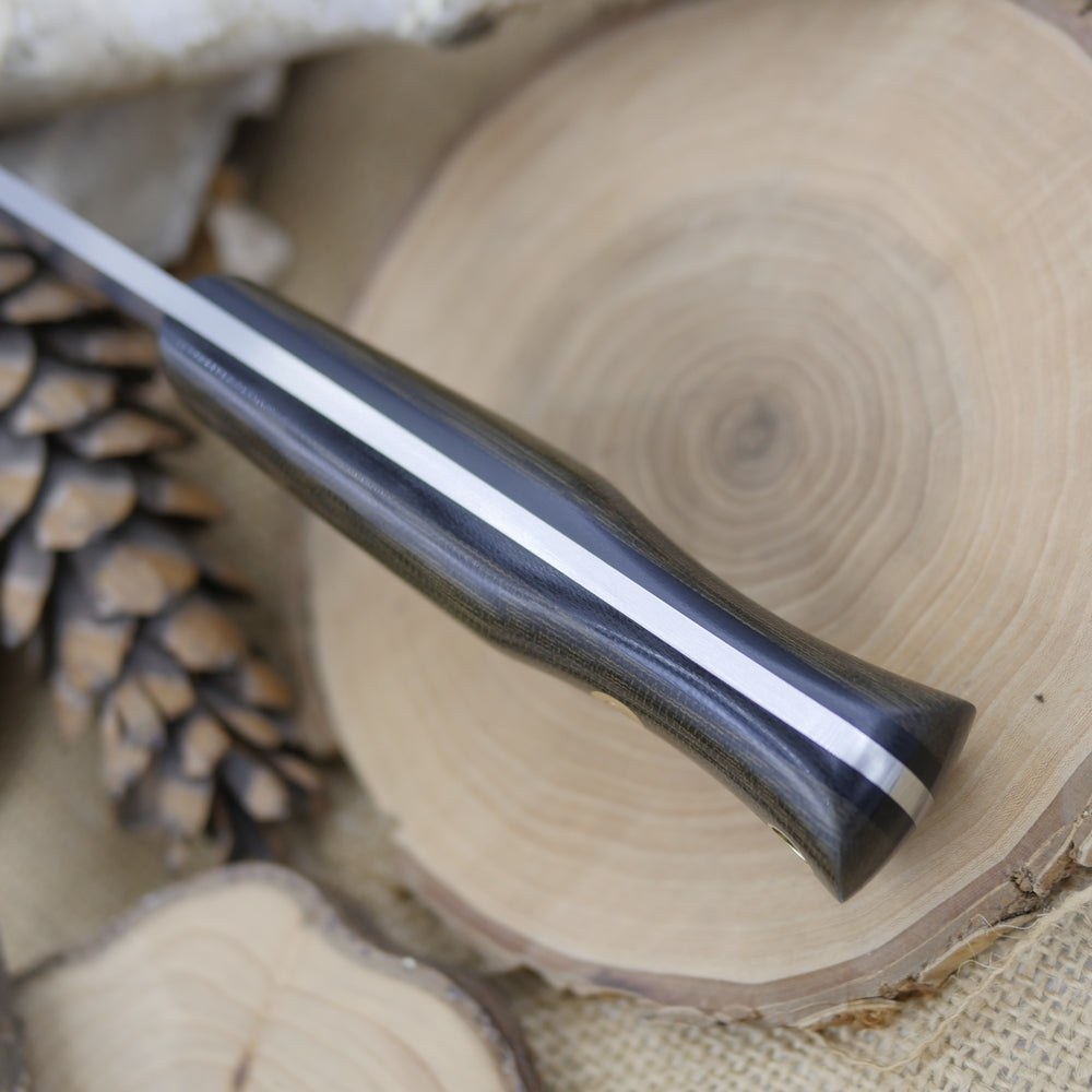 Classic: Green & Black Canvas Micarta