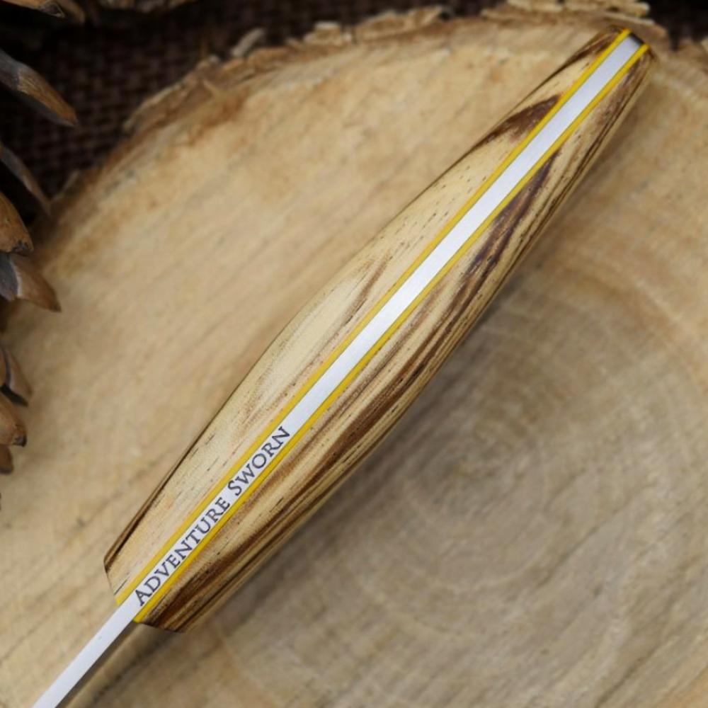 In Stock Hiker: Zebrawood & Yellow - Adventure Sworn Bushcraft Co.