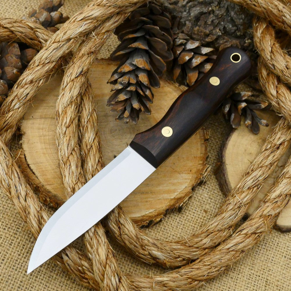 Explorer: CPM 3V Ironwood & Black - Adventure Sworn Bushcraft Co.