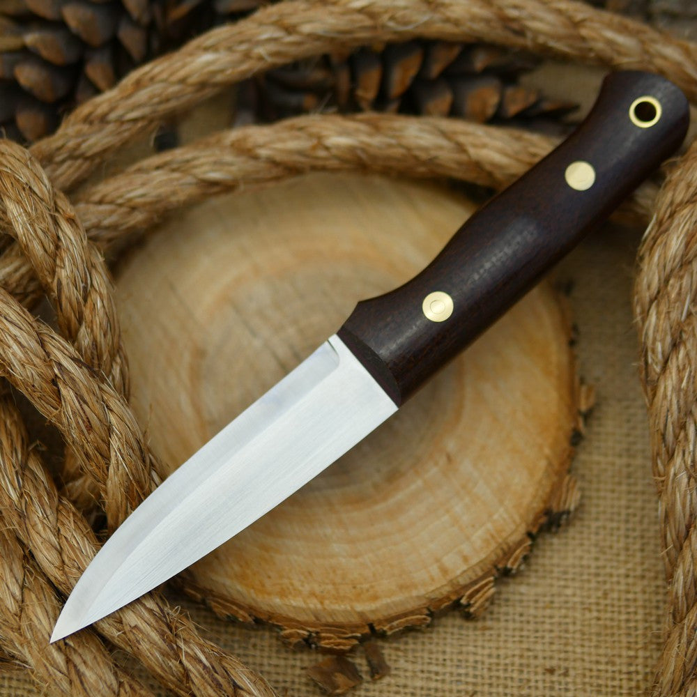 Classic: Barbwire Micarta & Maroon Canvas - Adventure Sworn Bushcraft Co.