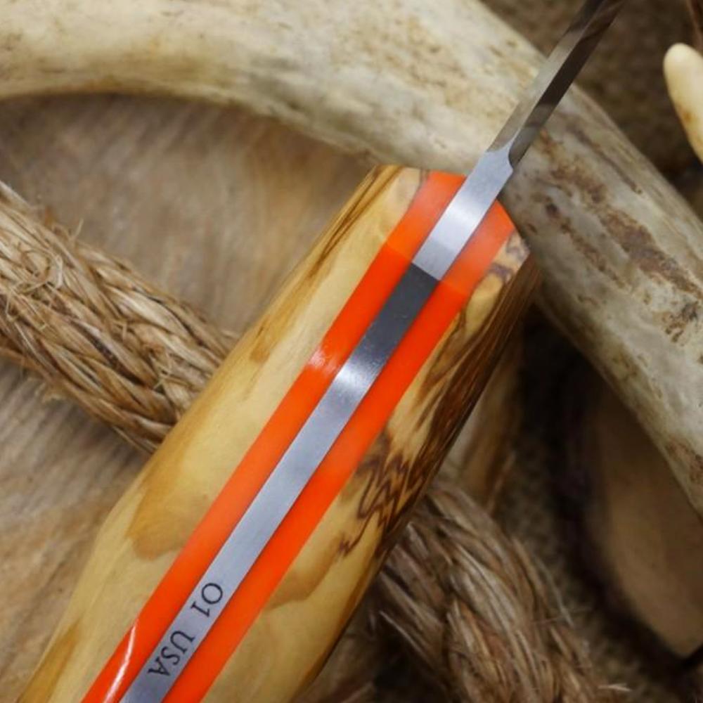 Classic: Olivewood & Thick Orange Liners - Adventure Sworn Bushcraft Co.