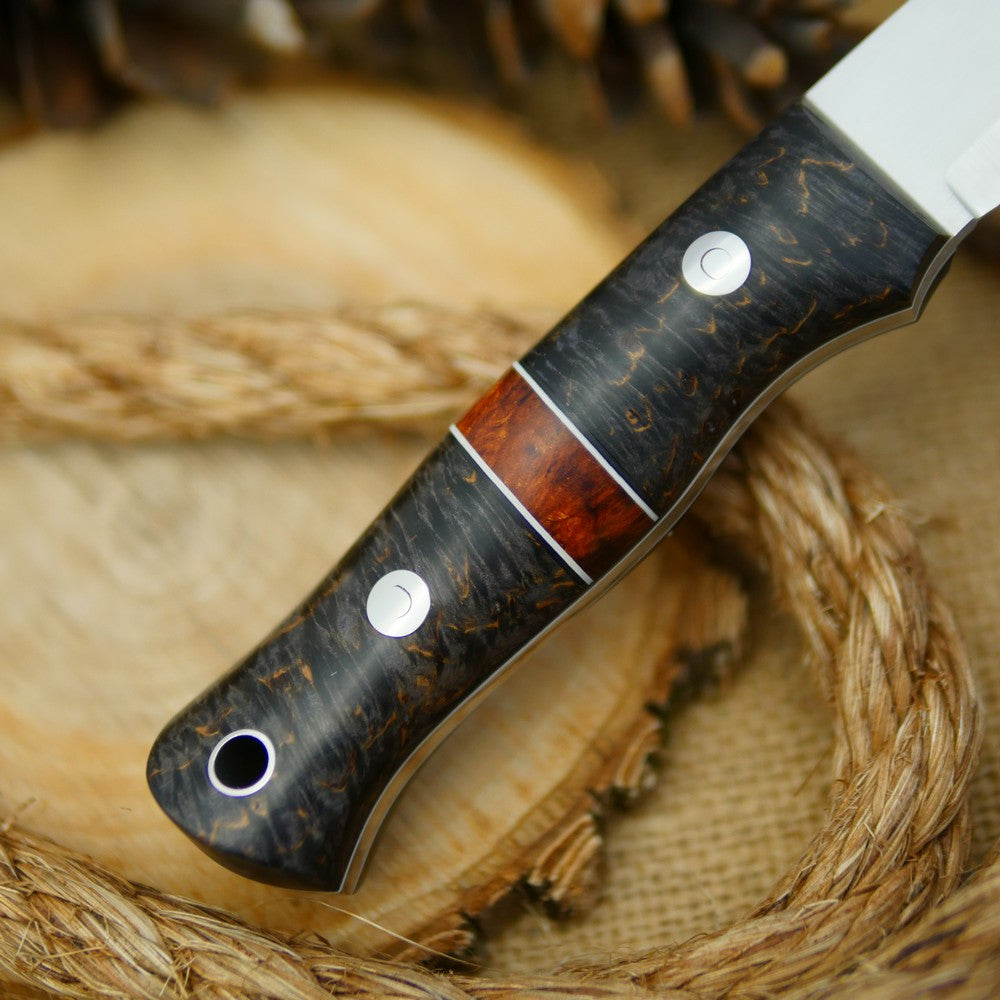 Classic: Black Karelian Birch & Ironwood Burl - Adventure Sworn Bushcraft Co.