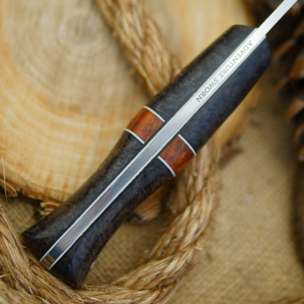 Classic: Black Karelian Birch & Ironwood Burl - Adventure Sworn Bushcraft Co.