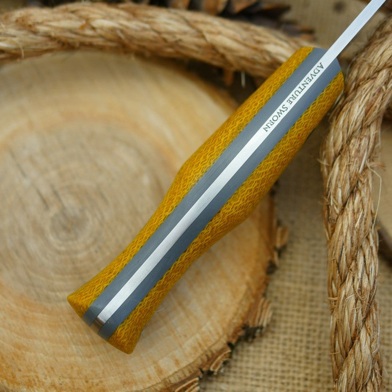 Mountaineer: Yellow Burlap & Gray G10