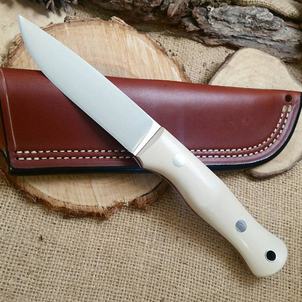 Explorer 001: Ivory Paper Micarta - Adventure Sworn Bushcraft Co.