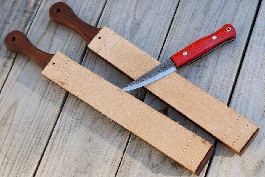 Walnut Leather Strop