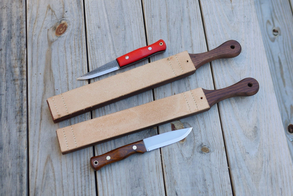 Walnut Leather Strop