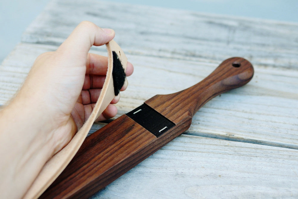 Walnut Leather Strop