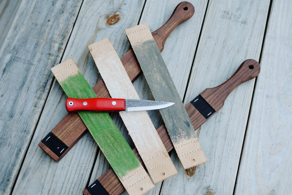 Walnut Leather Strop