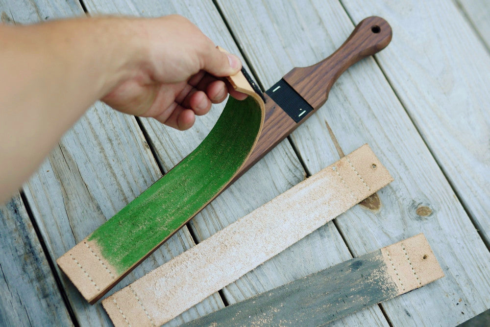 Walnut Leather Strop