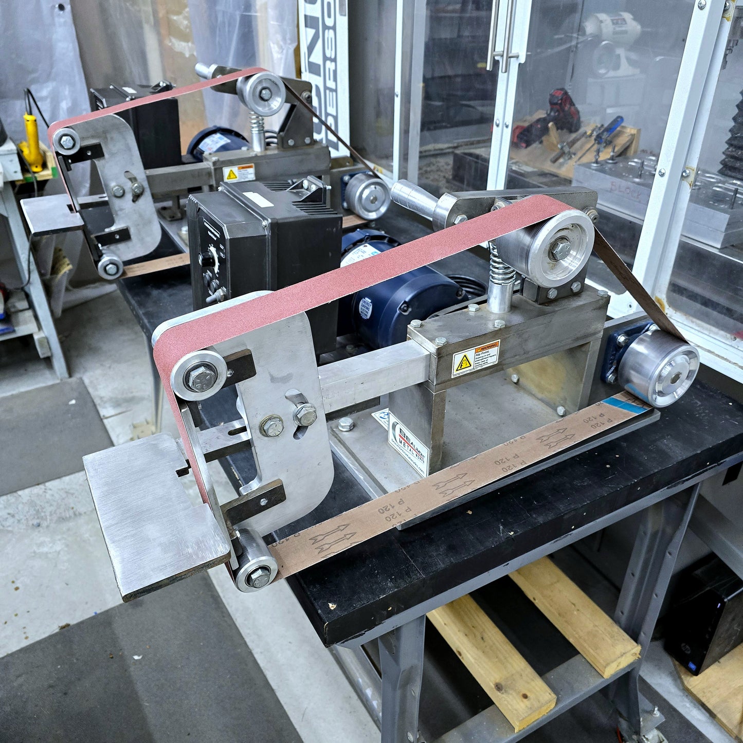 2x72 Grinder #2: Beaumont KMG Variable Speed Grinder – 2HP – 120V – VFD