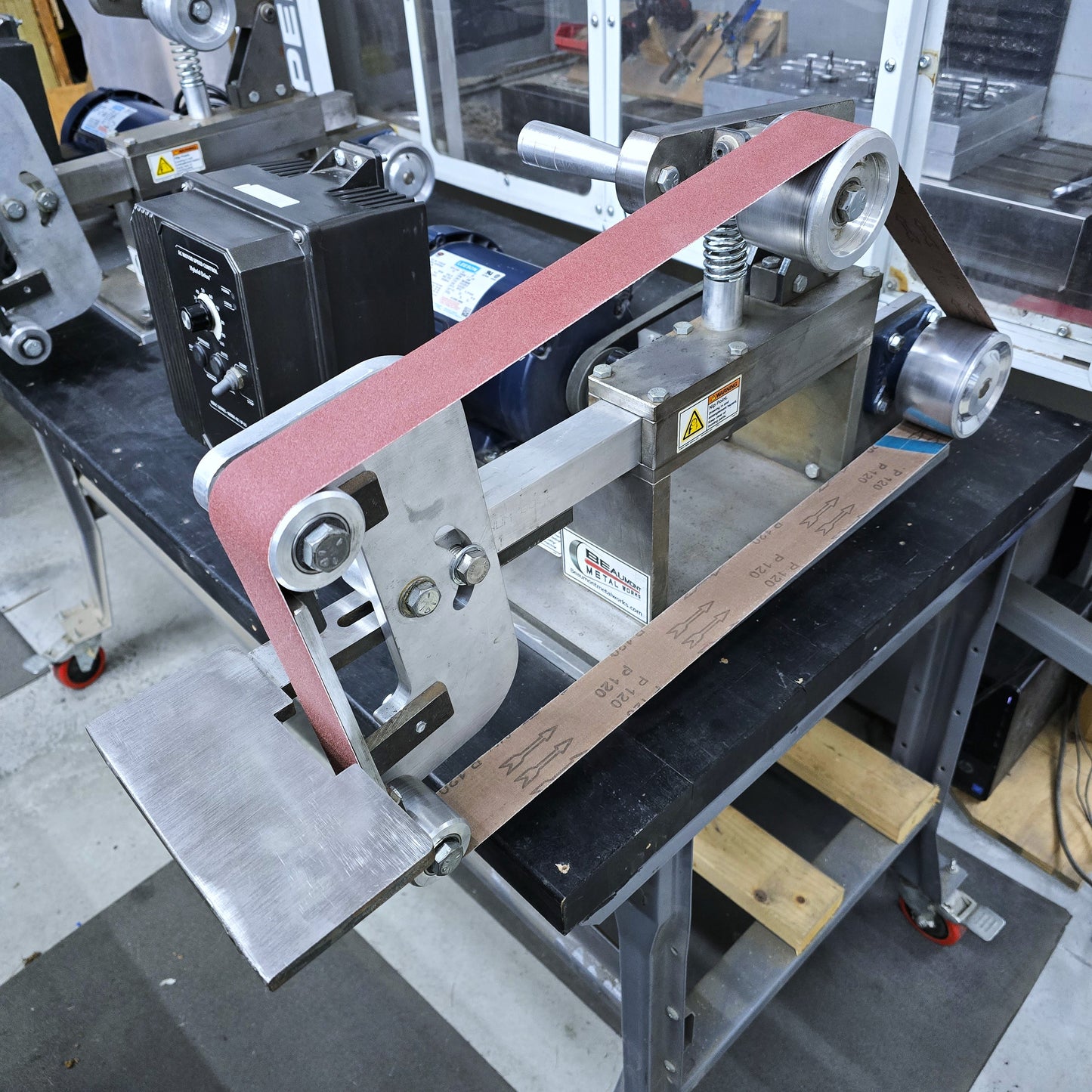 2x72 Grinder #2: Beaumont KMG Variable Speed Grinder – 2HP – 120V – VFD