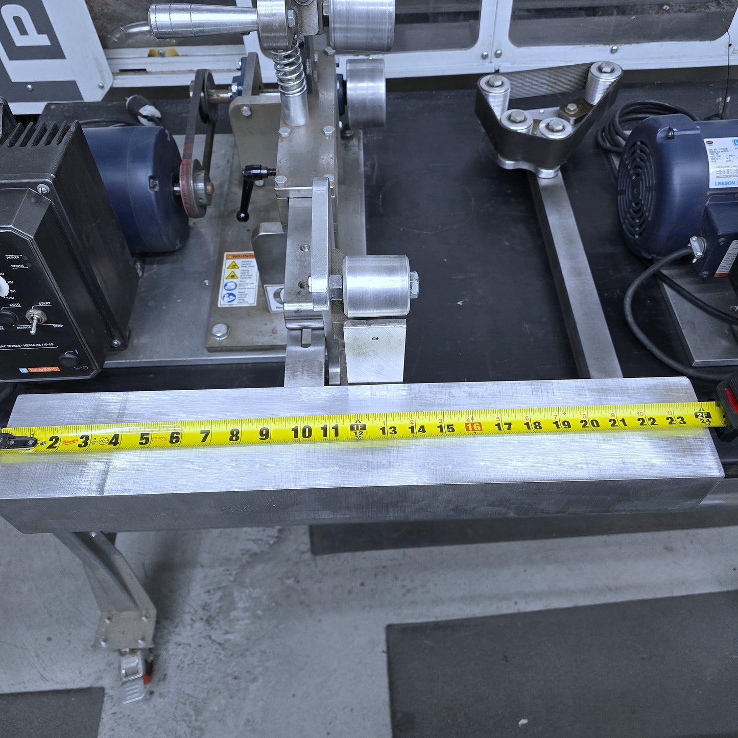 2x72 Grinder #1: Beaumont KMG Variable Speed Grinder – 2HP – 240V – VFD