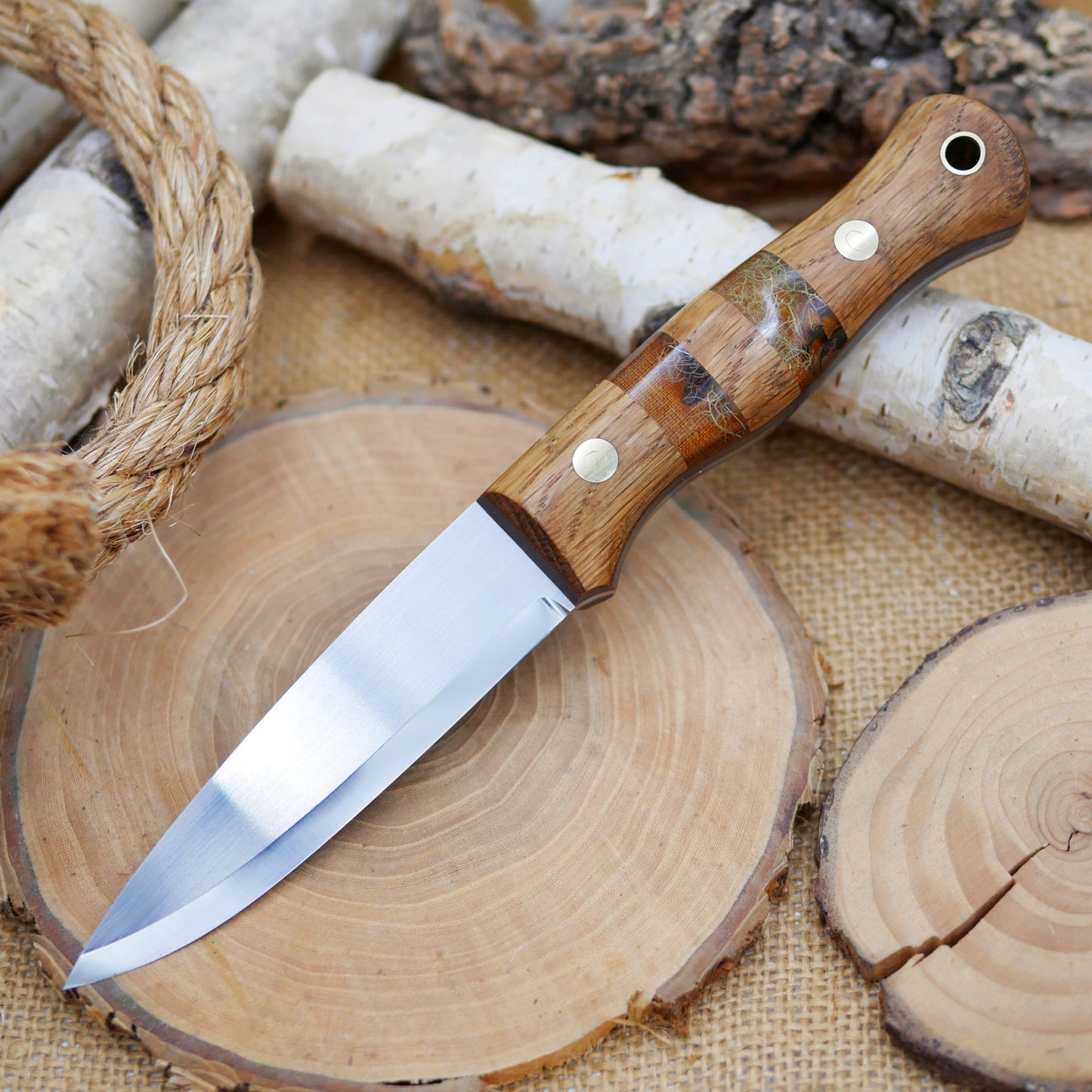 [In-Stock] Mountaineer: White Oak & Forest Floor Resin