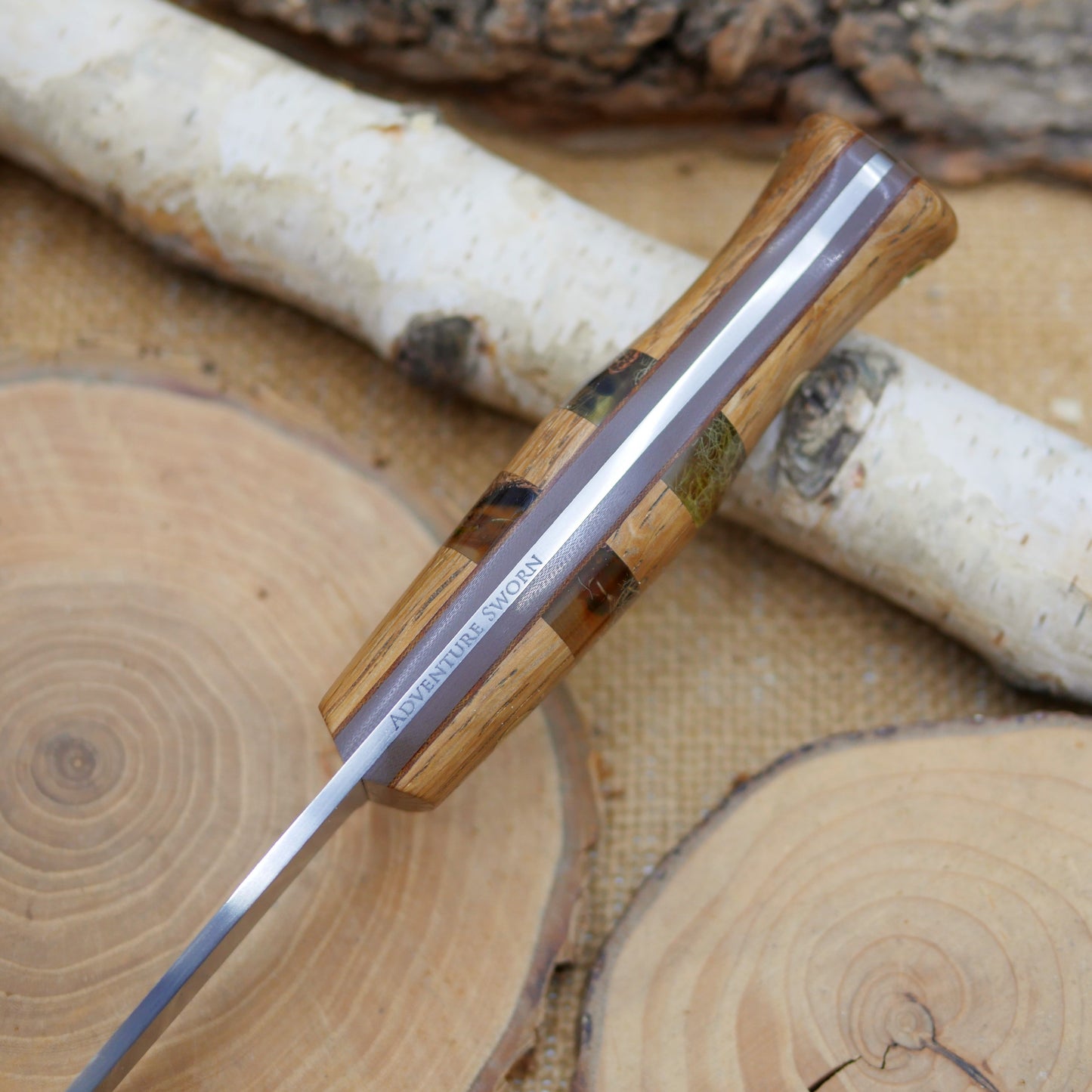 [In-Stock] Mountaineer: White Oak & Forest Floor Resin