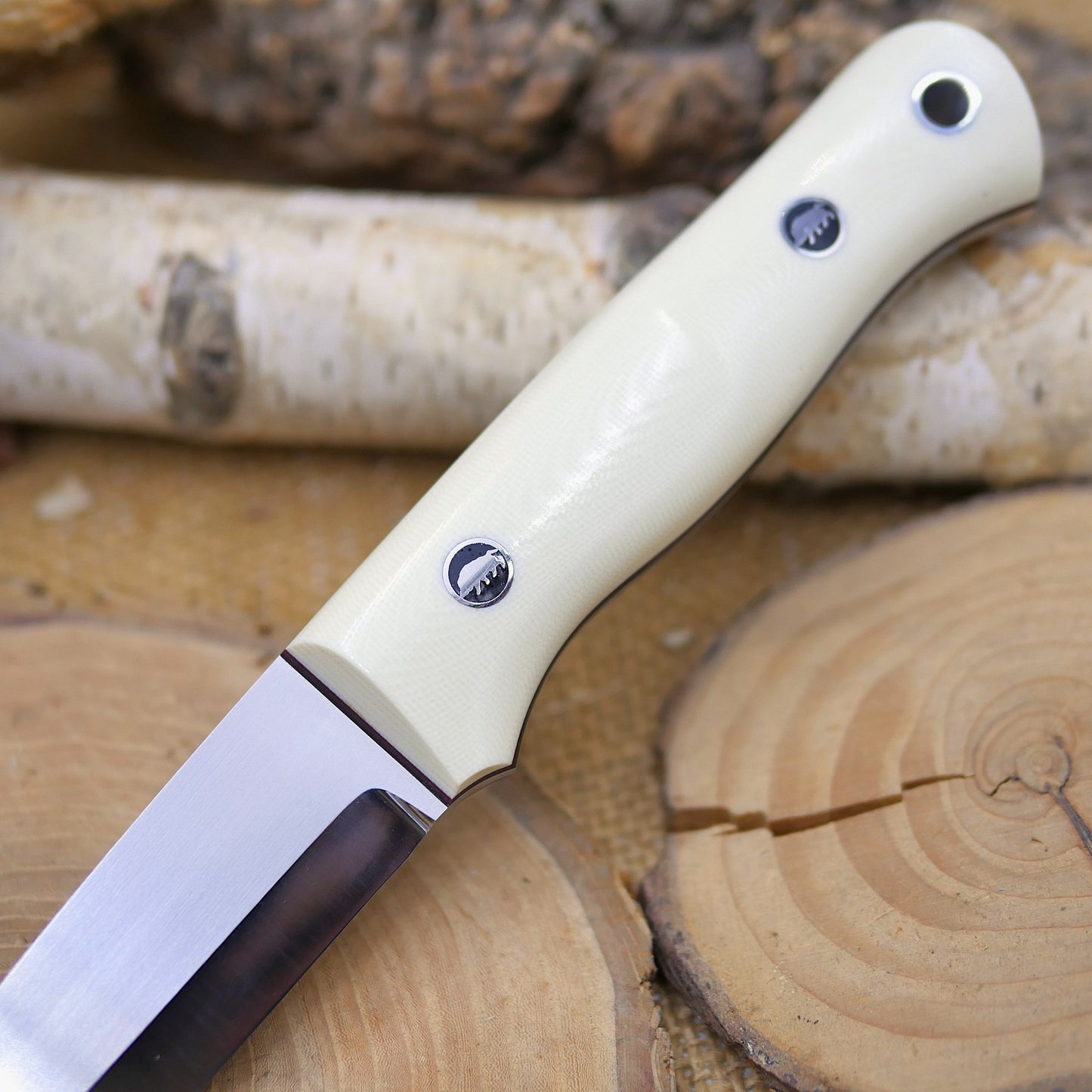 Classic: Ivory G10 & Boar Mosaic Pins