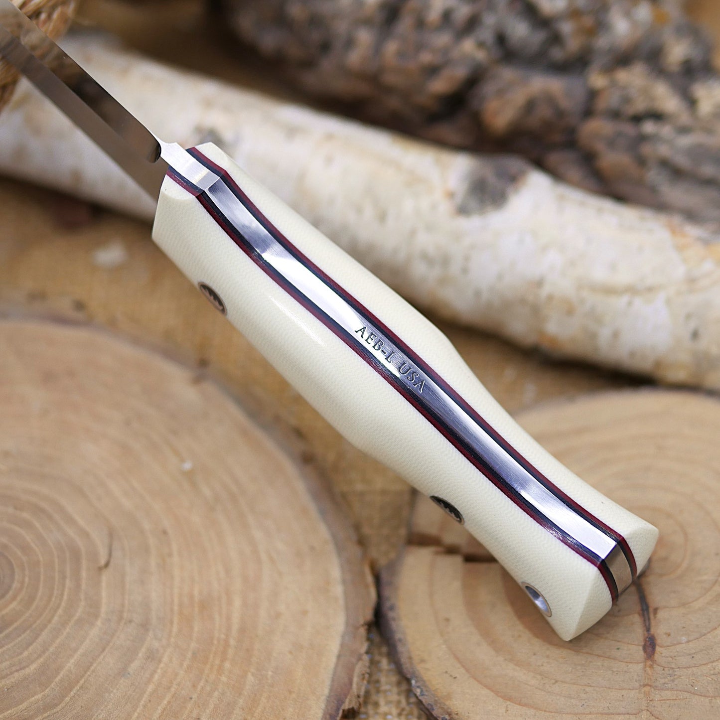 Classic: Ivory G10 & Boar Mosaic Pins