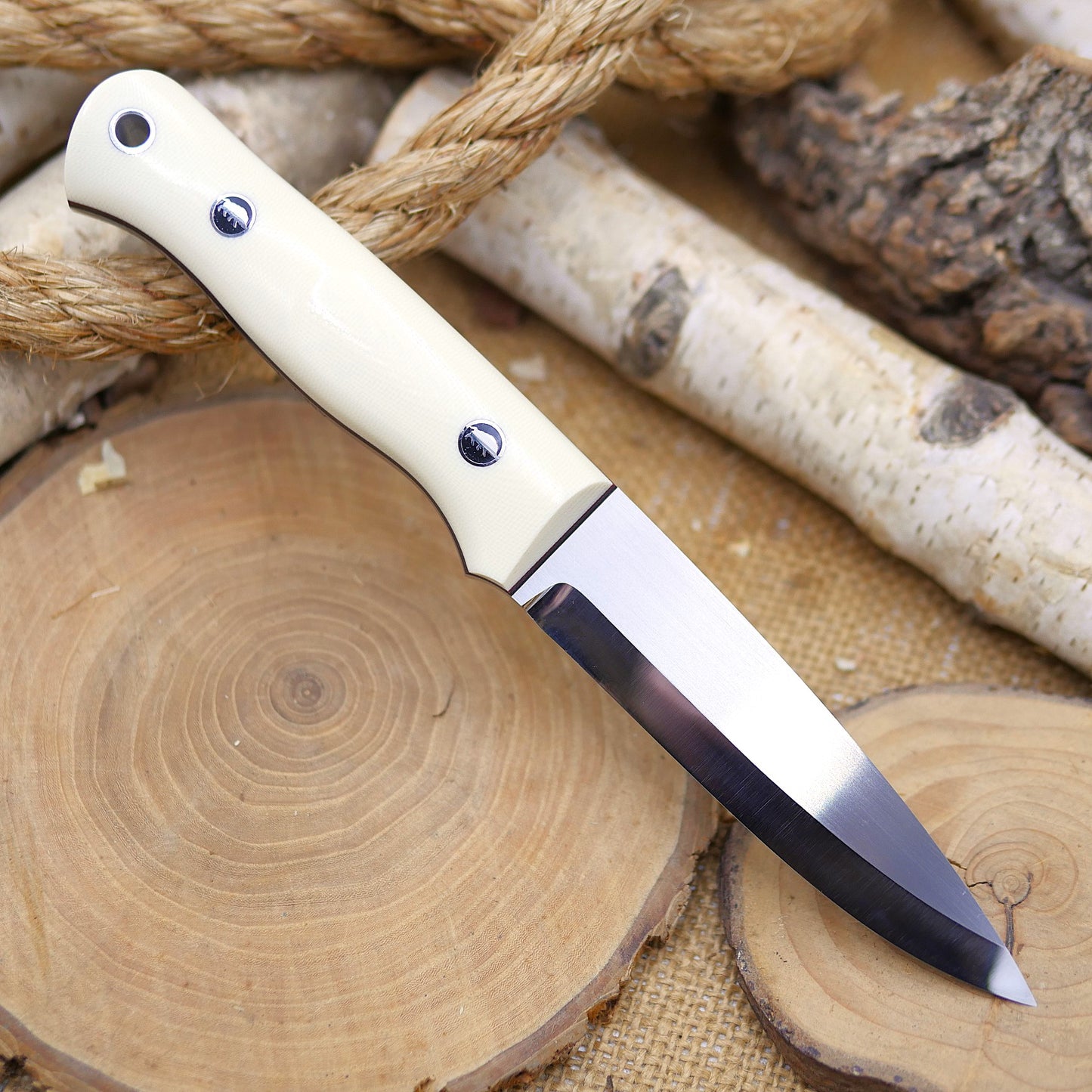 Classic: Ivory G10 & Boar Mosaic Pins