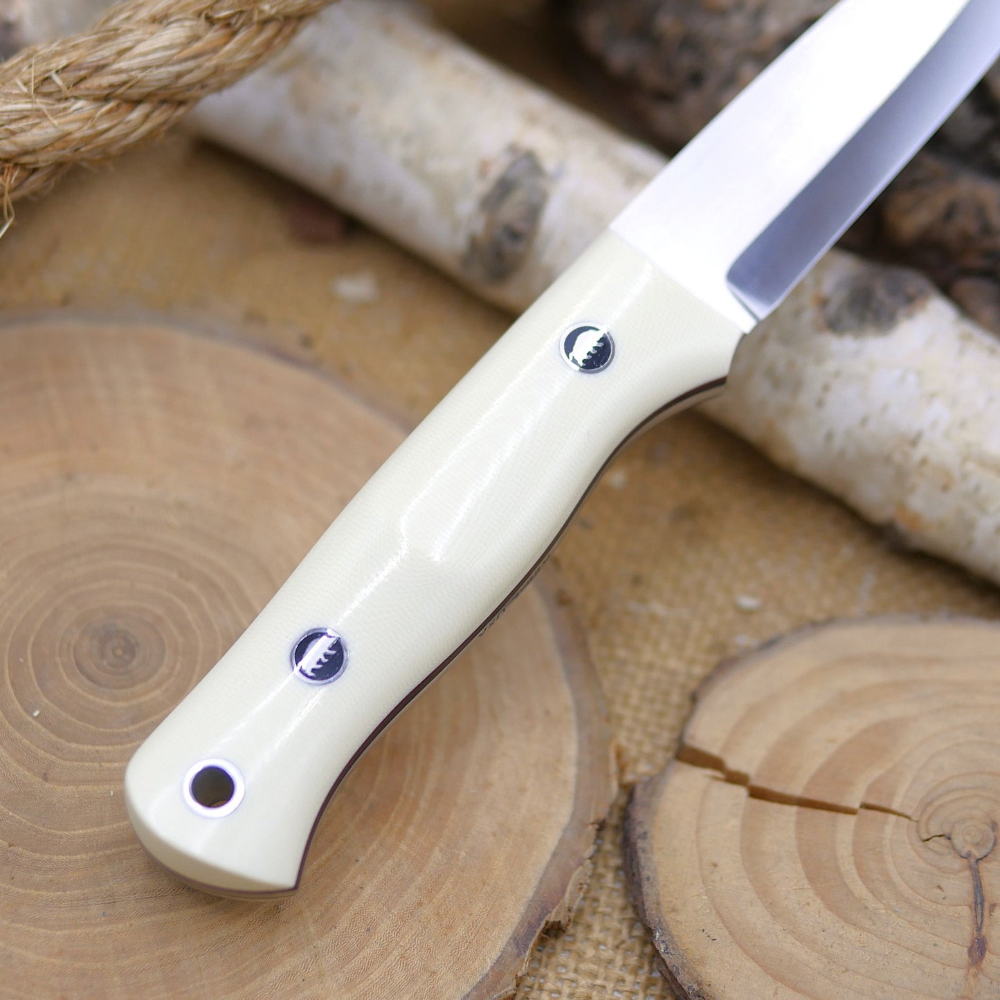 Classic: Ivory G10 & Boar Mosaic Pins
