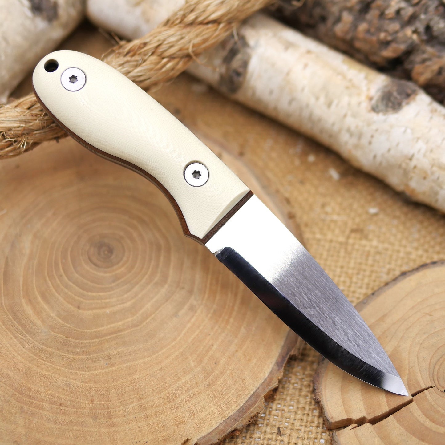 Walker: Ivory G10 & Brown Canvas [R]